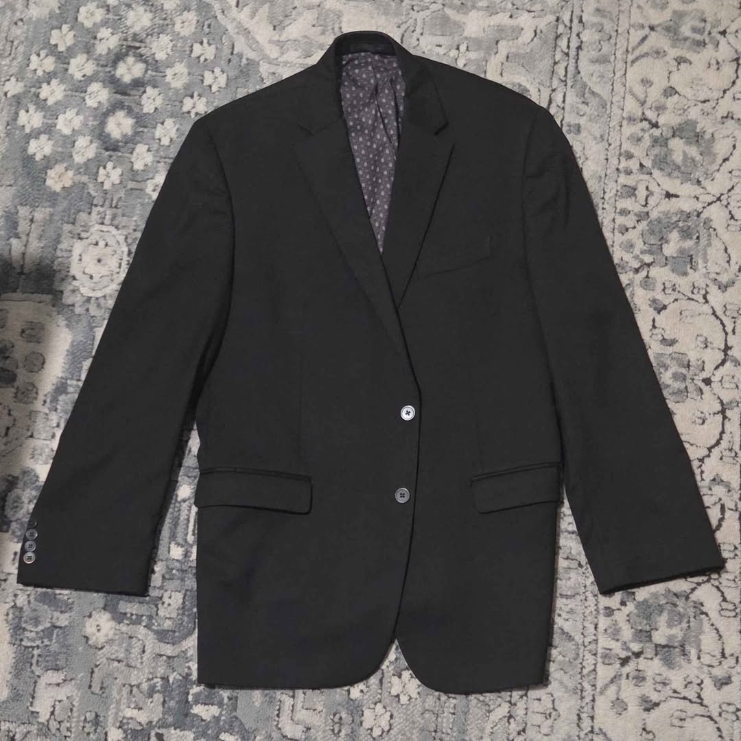 Vintage Chaps Ralph Lauren Midnight Black Jacket (Blazer). 44s. *Price Is Firm*